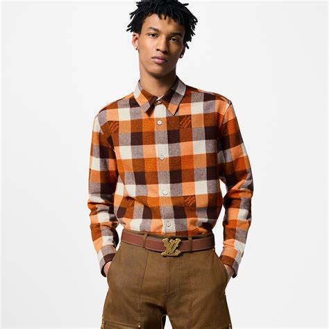 louis vuitton long sleeve flannel